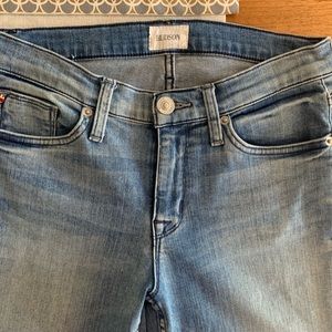 Light/medium wash Hudson skinny jeans